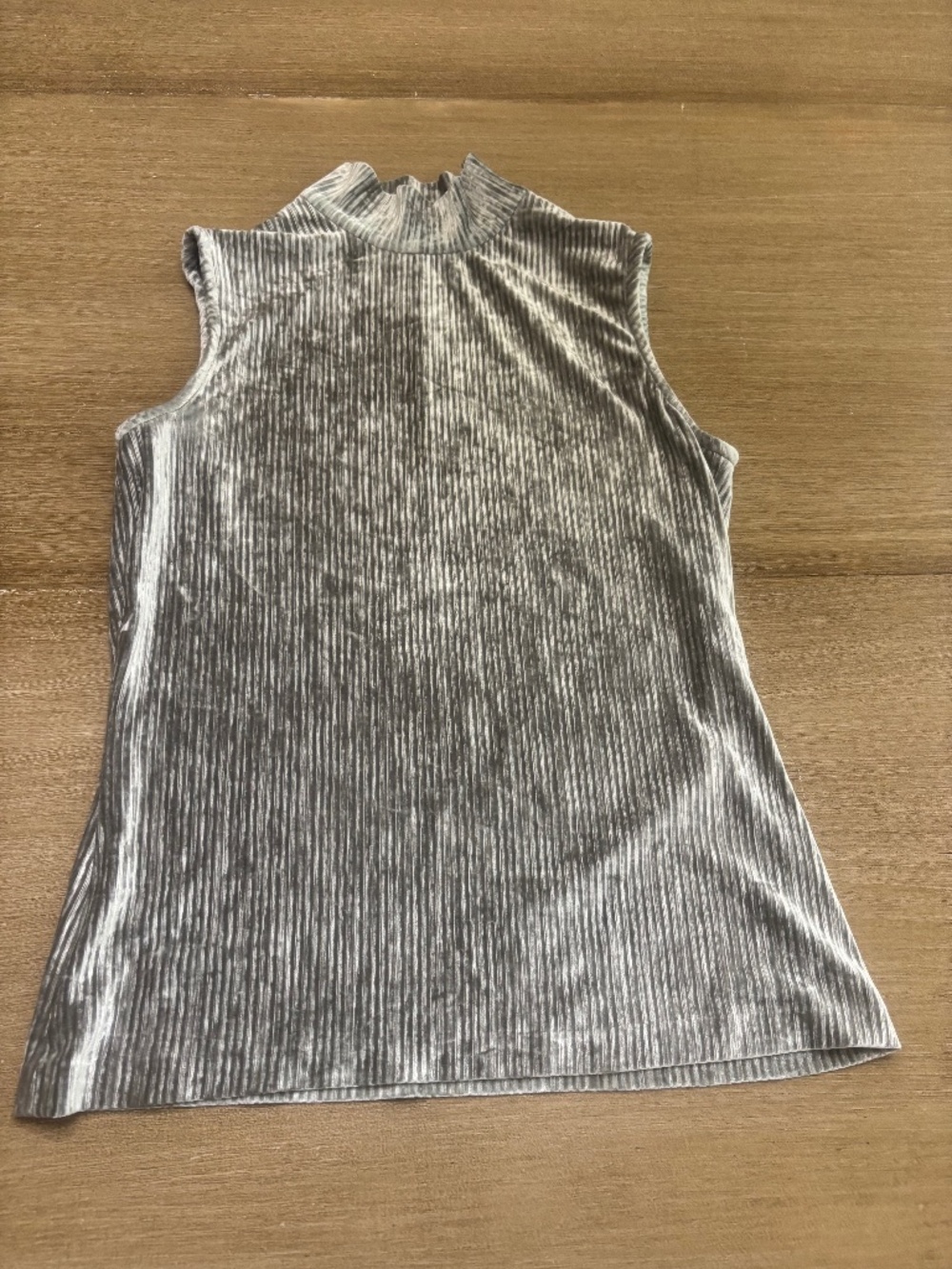 Vintage Griffith and Gray for St. John Plisse Pleated Mock Neck Top Medium
